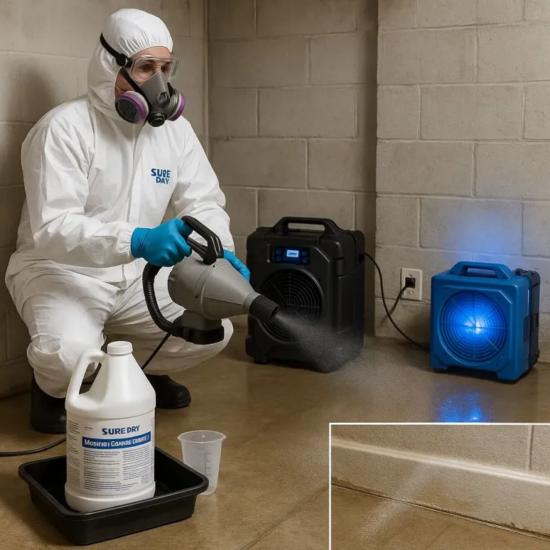Sanitization and Odor Removal process in La Center, WA