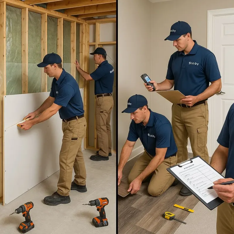 Repairs and Reconstruction process in La Center, WA